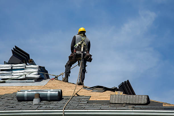 Professional Metal Roofing technician working in Brookside, NJ
